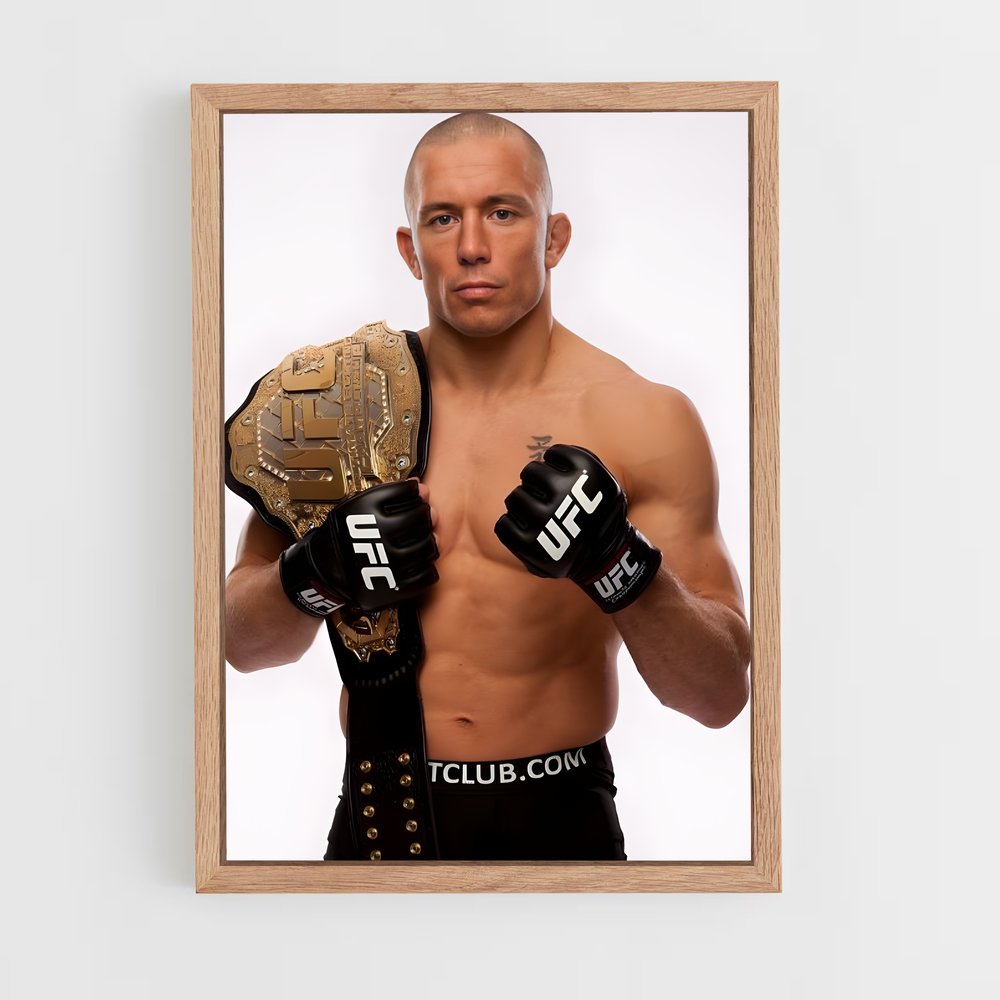 Poster GSP Champion – affiche MMA (vue 4)